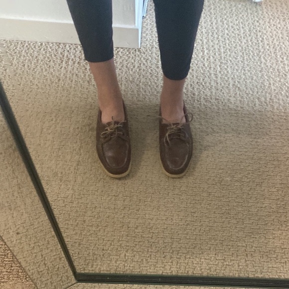 Vintage Sebago dockside’s boat shoes tie up retro sperrys womens dockside sebago - Picture 7 of 12